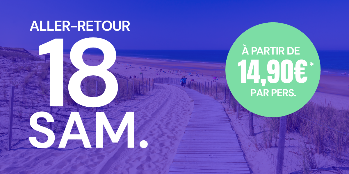 Navette Lacanau — samedi 18 juillet